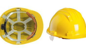 Casque de chantier haute visibilité (Type BTP)